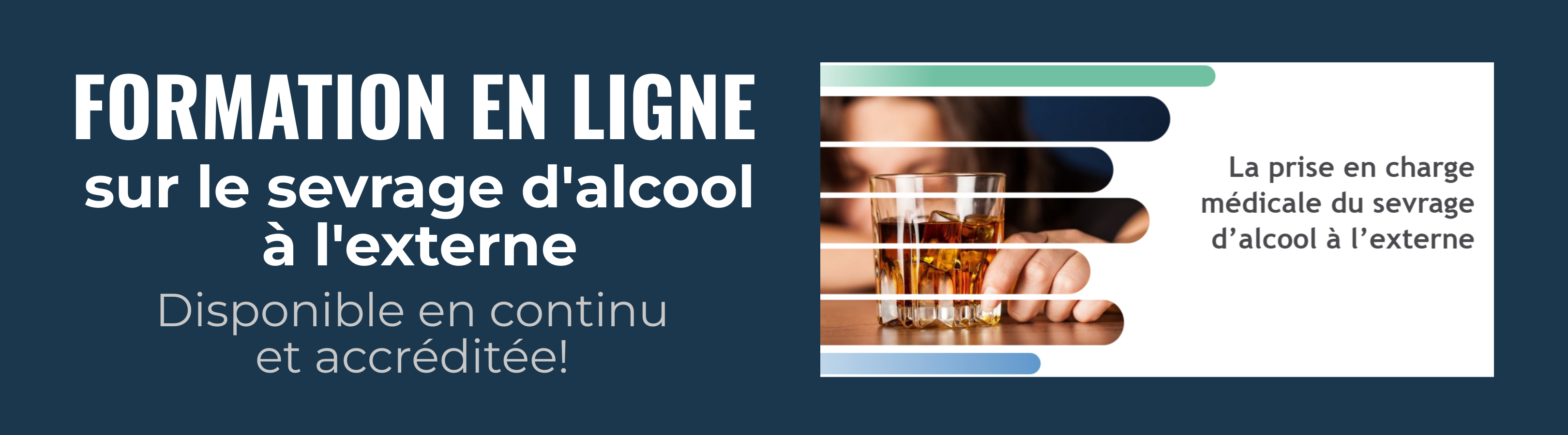 Visuel Formation en ligne sevrage alcool externe